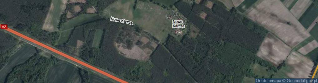 Zdjęcie satelitarne Nowe Karcze ul.